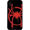 Marvel Spider-Man nell'icona di Miles Morales Verse di Spider-Verse Custodia per iPhone XS Max