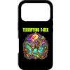 Halloween Glam Retro 90s Graffiti Pop Ar Custodia per iPhone 17 Pro T-Rex Zombie Undead Dinosaur Tyrannosaurus Spettrale Spaventoso