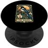 Magpie Corvid Birdwatching La gazza Corvid Birdwatching Bird Lover PopSockets PopGrip Adesivo