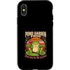 Pond Garden Frog Gardeners Custodia per iPhone X/XS Stagno Giardino Rana Miglior Sedile In Giardino