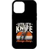 Utility Knife Tool Safety Cutter Custodia per iPhone 12 Pro Max Always Sharp - Taglierino di sicurezza