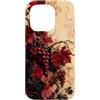Azure Arc Collection Custodia per iPhone 15 Pro Studio botanico della vite con foglie e viticci