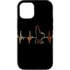 Marching Band Heartbeat Vintage T-Shirts Custodia per iPhone 12/12 Pro Marching Band Battito cardiaco Vintage ECG Cardiogramma Retro