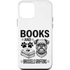 Funny Brussels Griffon And Book Designs Custodia per iPhone 12 mini Libri E Grifoni Bruxelles Divertente Grifone Di Bruxelles