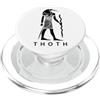 Thoth Costume Ibis Scribe Deity / Comi-c Thoth/pigro costume di Halloween/Dio egiziano Cosplay PopSockets PopGrip per MagSafe