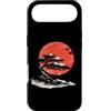 Pine Studio Custodia per iPhone Air Giapponese Bonsai pino e sole Vintage Paesaggio