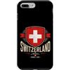 Alpine-Flag Custodia per iPhone 7 Plus/8 Plus Svizzera dal 1291 Scudo Vintage Bandiera Svizzera Retro Art