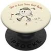 Off To Daily Chaos Divertente giocatore di golf fuori per perdere alcune palline da golf PopSockets PopGrip Adesivo