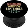 Legend Since Birthday Legendary Since September 2016 PopSockets PopGrip Adesivo