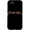 Drum Music Heartbeat Vintage T-Shirts Custodia per iPhone SE (2020) / 7/8 Batteria Musica Battito cardiaco Vintage ECG Cardiogramma Retro