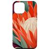Editorial Bloom Collection Custodia per iPhone 12 mini Protea scultorea elegante motivo botanico