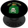 Halloween Gift For Kids Master Builder B Pozione strega Wizard Brick Builder Halloween Mattone O scherzetto PopSockets PopGrip Adesivo
