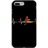 Row Scull Heartbeat Vintage T-Shirts Custodia per iPhone 7 Plus/8 Plus Riga Scull Battito cardiaco Vintage ECG Cardiogramma Retro