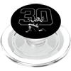 COOL FOOTBALL DESIGNS AND OUTFITS NUMERO 30 ANNI CALCIO 30° COMPLEANNO PopSockets PopGrip per MagSafe