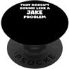 Retro Gift For Men Gift For JAKE JAKE Personalized Custom Boys JAKE Name PopSockets PopGrip Adesivo