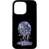 Pink Cowgirl Disco Custodia per iPhone 15 Pro Max Scioglimento Disco Ball Liquid Specchio Y2K Club Estetica