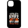 Utility Knife Tool Safety Cutter Custodia per iPhone 14 Plus Always Sharp - Taglierino di sicurezza