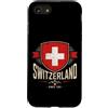 Alpine-Flag Custodia per iPhone SE (2020) / 7/8 Svizzera dal 1291 Scudo Vintage Bandiera Svizzera Retro Art
