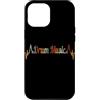 Drum Music Heartbeat Vintage T-Shirts Custodia per iPhone 12 Pro Max Batteria Musica Battito cardiaco Vintage ECG Cardiogramma Retro