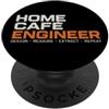 Home Café Engineer Espresso Kaffee Techn Home Cafe Engineer Espresso Coffee Barista Fan PopSockets PopGrip Adesivo