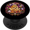 Halloween Glam Retro 90s Graffiti Pop Ar Pancake Ghost Spettrale Spaventoso Orrore Infestato PopSockets PopGrip Adesivo