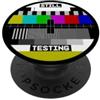 Test Screen Retro Gifts Divertente immagine di prova retrò PopSockets PopGrip Adesivo
