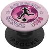 Birthday Soccer Gifts for Women Girls Te 58 ° compleanno calciatore impressionante dal 1968 Calcio Donne PopSockets PopGrip Adesivo
