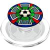 Carpool Football Coach Team Designs Pallone da calcio portiere, modello ruota divertente sport papà PopSockets PopGrip per MagSafe