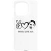 Peace Love AOC Custodia per iPhone 15 Pro Pace Amore AOC Alexandria Ocasio-Cortez