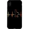 Marching Band Heartbeat Vintage T-Shirts Custodia per iPhone XS Max Marching Band Battito cardiaco Vintage ECG Cardiogramma Retro