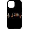 Cassette Tape Heartbeat Vintage T-Shirts Custodia per iPhone 12 Pro Max Cassetta nastro battito cardiaco vintage ECG cardiogramma retrò