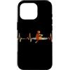 Row Scull Heartbeat Vintage T-Shirts Custodia per iPhone 16 Pro Riga Scull Battito cardiaco Vintage ECG Cardiogramma Retro