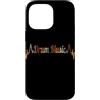 Drum Music Heartbeat Vintage T-Shirts Custodia per iPhone 14 Pro Max Batteria Musica Battito cardiaco Vintage ECG Cardiogramma Retro
