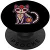 Dia De Los Muertos Master Builder Buildi Dia De Los Muertos - Giorno dei morti messicano, costruttore di mattoni PopSockets PopGrip Adesivo