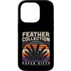 Raven Feather Collection Black Custodia per iPhone 14 Pro Collezione Feather Raven Black Plumage