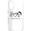 Peace Love AOC Custodia per iPhone 17 Pace Amore AOC Alexandria Ocasio-Cortez