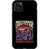Nocturnal Lifestyle Bat Lovers Custodia per iPhone 11 Pro Max Occhiali da sole richiesti Nocturnal Bat Lifestyle