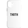 Thoth Costume Ibis Scribe Deity / Comi-c Custodia per iPhone 16 Plus Thoth/pigro costume di Halloween/Dio egiziano Cosplay