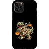 Halloween Gift For Trick Or Treating Spo Custodia per iPhone 11 Pro Scheletro che cavalca la mummia dinosauro T-Rex zucca Happy Halloween