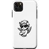 Fraxoweb Custodia per iPhone 11 Pro Max Cool Cupid's Love Angel Attitude San Valentino