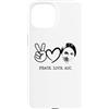 Peace Love AOC Custodia per iPhone 15 Pace Amore AOC Alexandria Ocasio-Cortez