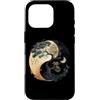 Nature Balance Harmony Tree Moon Sun Art Custodia per iPhone 16 Pro Yin Yang Tree of Life Moon Sun Duality