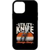 Utility Knife Tool Safety Cutter Custodia per iPhone 12 mini Always Sharp - Taglierino di sicurezza