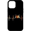 Drum Kit Heartbeat Vintage T-Shirts Custodia per iPhone 12 Pro Max Batteria Battito cardiaco Vintage ECG Cardiogramma Retro