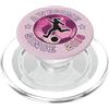 Birthday Soccer Gifts for Women Girls Te Giocatore di calcio di 10 ° compleanno impressionante dal 2016 ragazze di calcio PopSockets PopGrip per MagSafe