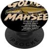 4MahseerLovers Mahseer Pesce Pesce Fiume Specie Design PopSockets PopGrip Adesivo
