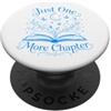 Just One More Chapter Fantasy Reader Mag Solo un altro capitolo Fantasy Reader Magical Book Lover PopSockets PopGrip Adesivo