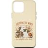 Cute Ghost Halloween Custodia per iPhone 12 mini Divertente lettura fantasma Halloween Book Lover Autunno