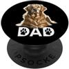 Raf THE ARTIST Designs Golden Lab Papà Giallo Labrador Retriever Padre Cane Papà PopSockets PopGrip Adesivo