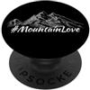 Berge Natur Wandern Sprüche alpinismo escursionismo outdoor alpinismo trekking PopSockets PopGrip Adesivo